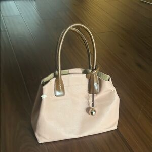 Elegant Pinkish / Tan Handbag